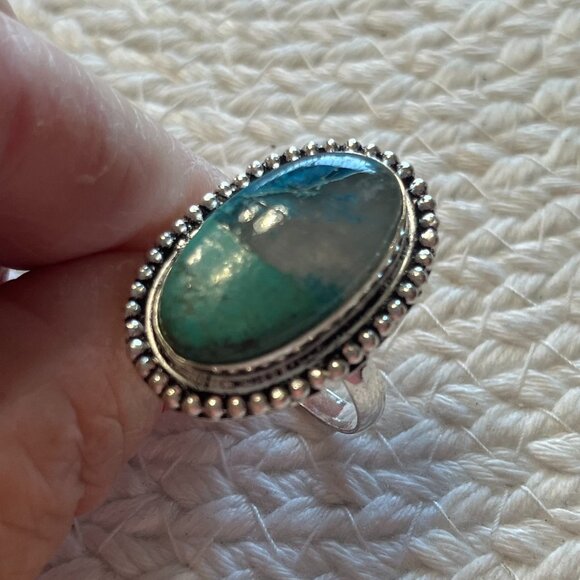 Natural QUANTUM QUATTO Handmade Sterling 925 Ring Size 12.5 #947D - Picture 1 of 3